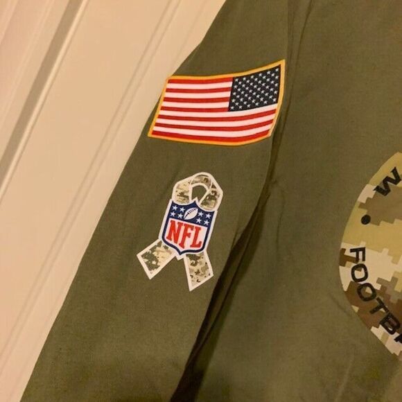 WASHINGTON FOOTBALL TEAM SIZE SMALL NIKE DRI-FIT LONG SLEEVED T-SHIRT - Picture 5 of 5